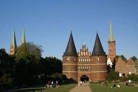 ドイツ北部の中世の街 リューベック