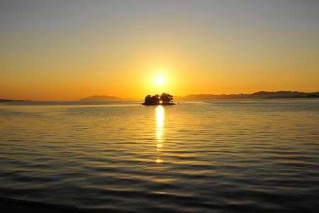 宍道湖の夕日