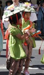 四条傘鉾お稚児さん