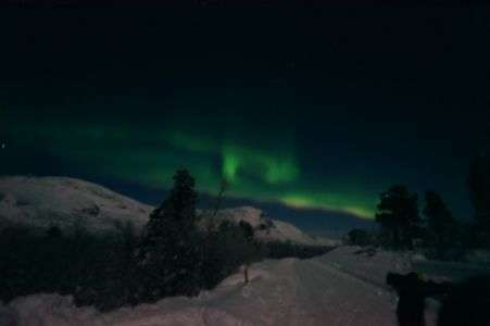 北欧のオーロラ