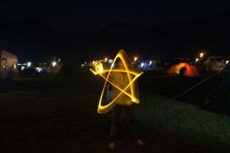 キャンプ場のお星様