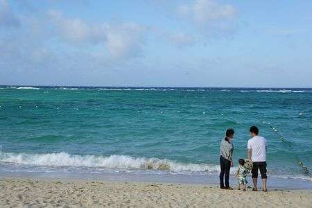 3人での家族旅行