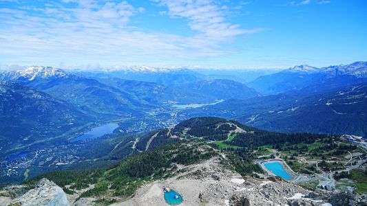 ウィスラーからの眺望