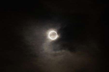 金環日食だ！！