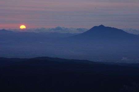 八甲田山から岩木山