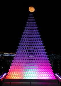 ウインターファンタジーと月