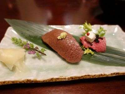 モリタ屋でお肉のお寿司