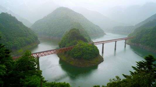 奥大井湖上駅　-静岡-