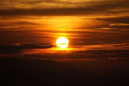 富士からの御来光