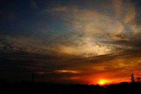 夏最後の夕焼け