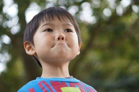 成長したワンパク年少児。