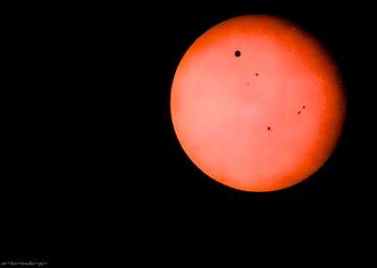 黒点？いやいや金星です♪