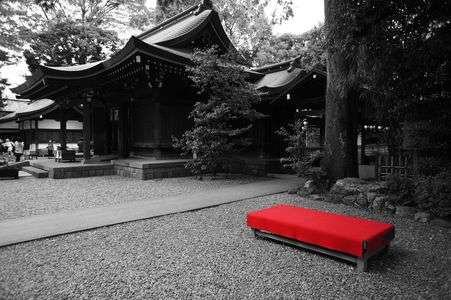 朱の腰掛け