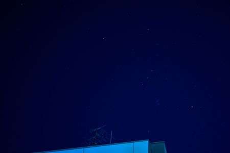 ベランダからの星空