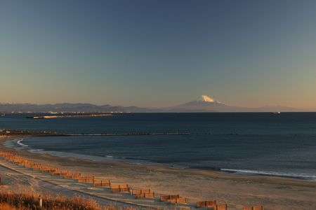 富士山（御前崎から）