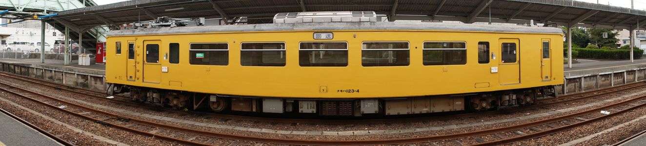１両電車パノラマ