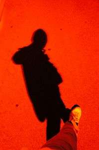 shadow in red