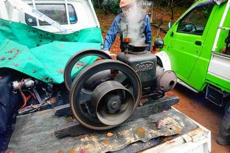 「昭和100年」谷保天満宮旧車祭2025・発動機