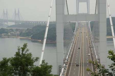 瀬戸大橋を臨む