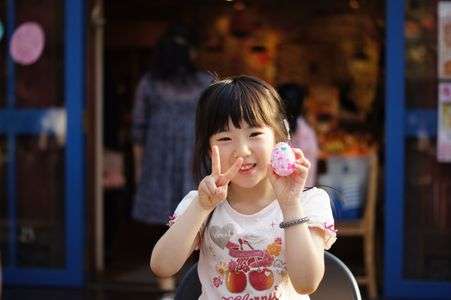 娘とイースターエッグと