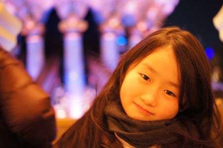 娘のポートレート