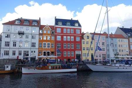 コペンハーゲンの運河「ニューハウン」