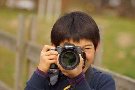 ちびっこカメラマン