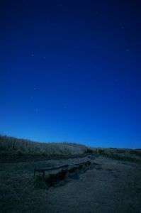 北斗七星と佇んで