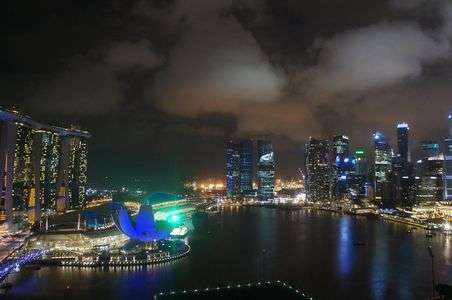 シンガポール　夜景