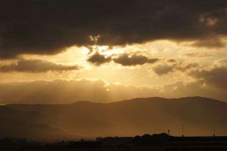 やっと拝めた太陽