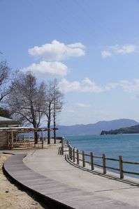 海岸線の散歩道