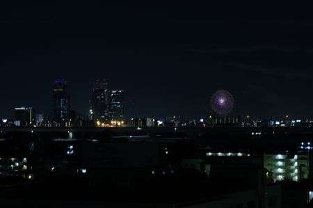 名古屋港の花火と名駅