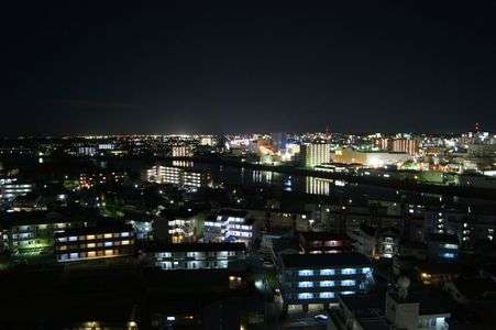 病院からの夜景