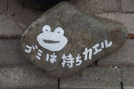 ゴミは持ちカエル