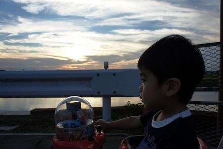 夕暮れのお散歩