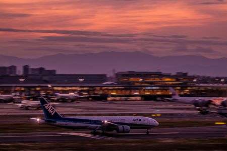 夕暮れの羽田空港 その２