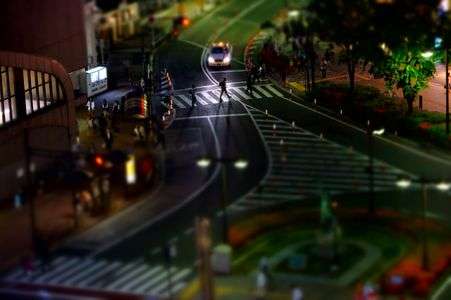 ミニチュア写真の練習