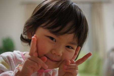 我が家のモデル　4歳　『ピーちゅ』