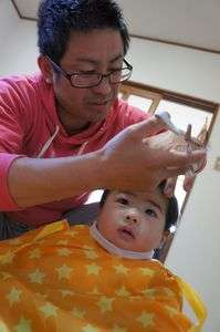 はじめての散髪！！