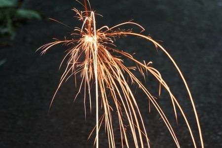 何十秒間かの光の祭典