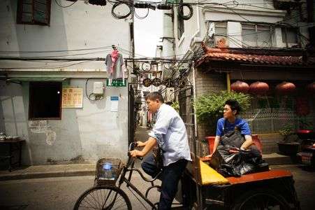 自転車に揺られて