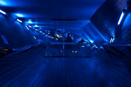 宇宙ステーション内部