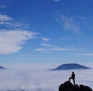 見渡す限り雲海