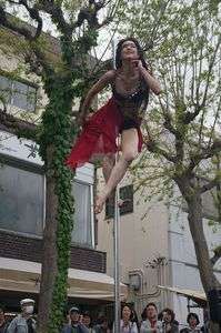 ストリートポールダンサー めりこさん