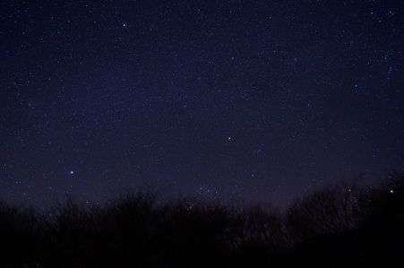 -20℃の夜空