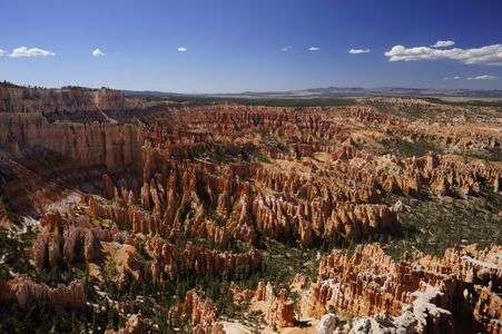 晴天のブライスキャニオン