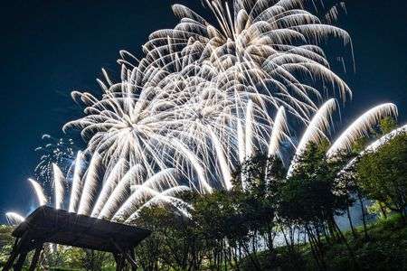 今年最初で最後の花火