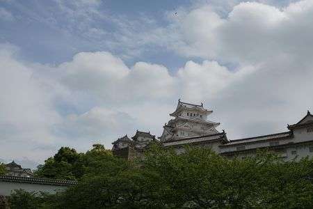 新緑に映える白鷺城