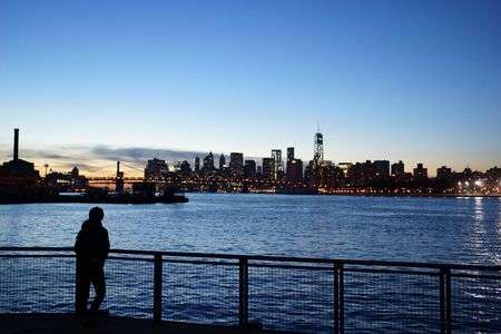 マンハッタンを臨む