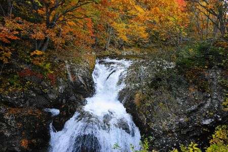 大滝村（三階滝）の紅葉ｰ2